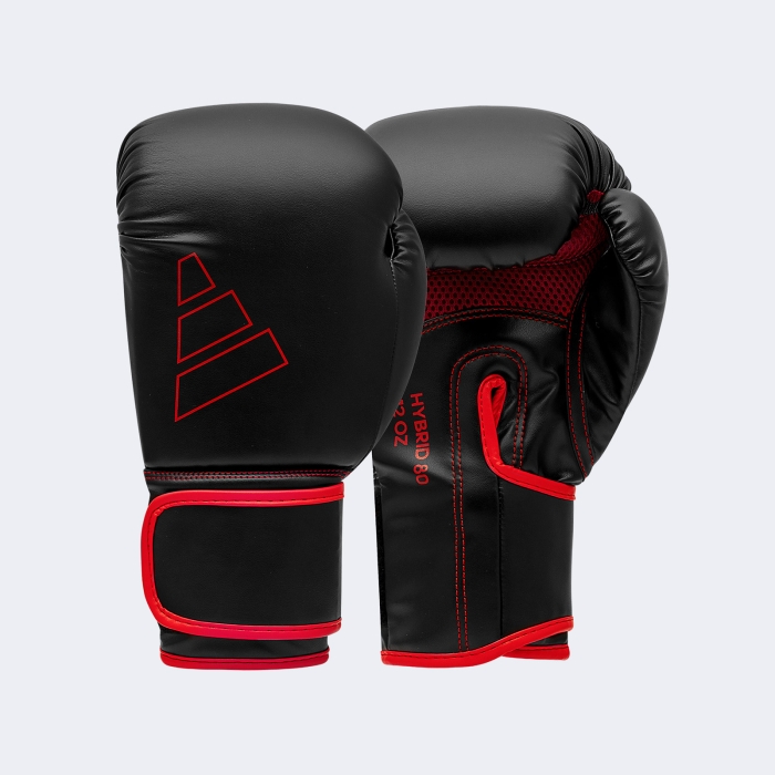 Guante Box Hybrid 80 - Adih80 Negro-rojo 10 Oz