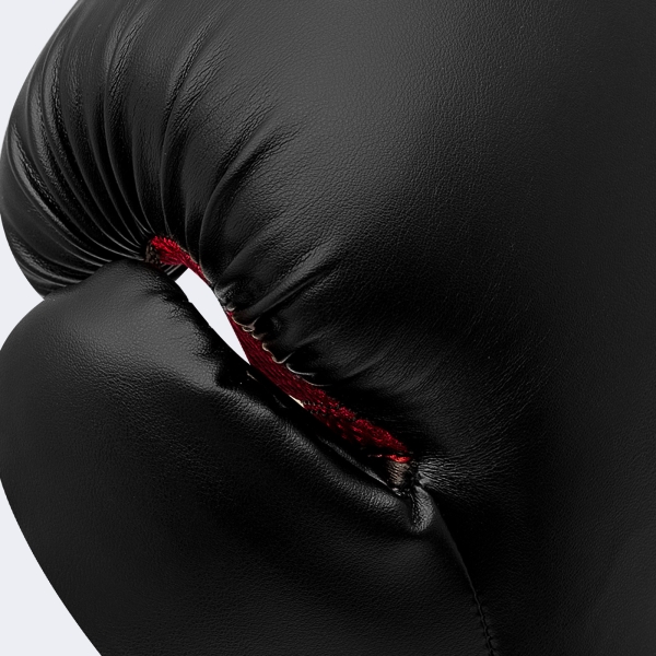 Guante Box Hybrid 80 - Adih80 Negro-rojo 12 Oz