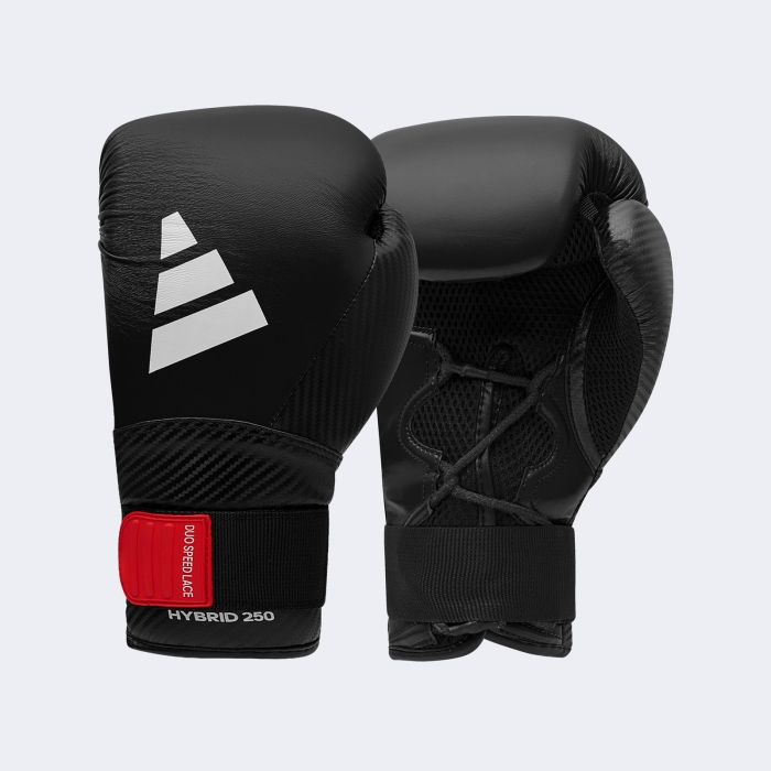 Guante Box Hybrid 250 - Adih250tg Negro 12 Oz