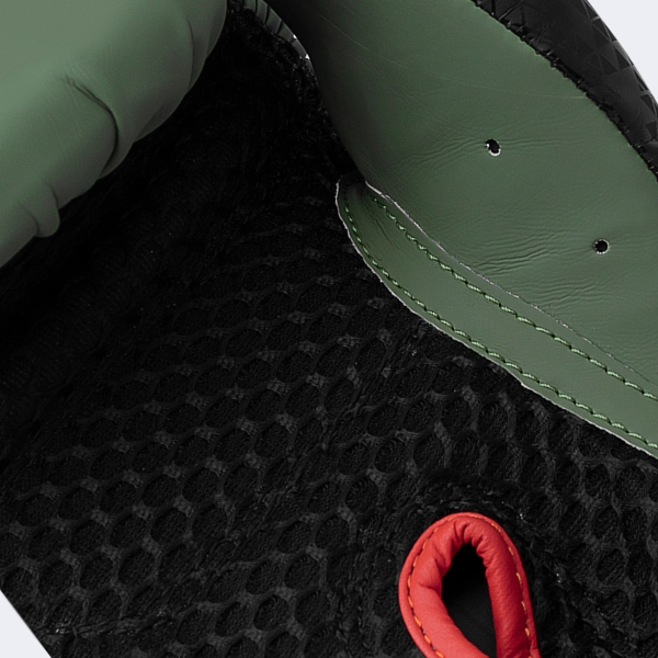 Guante Box Combat 50 - Adic50tg Verde-negro 14 Oz
