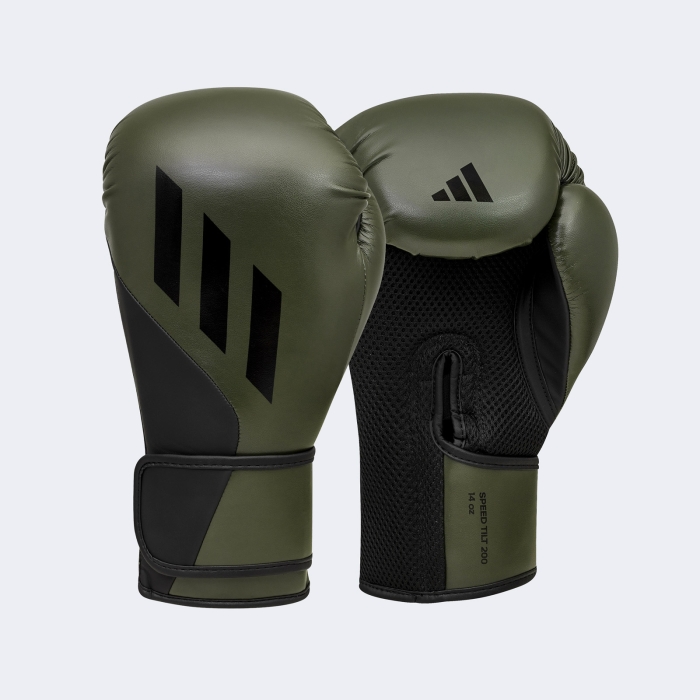 Guante Box Speed Tilt 200 - Spd200tg Verde Oliva-negro 10 Oz