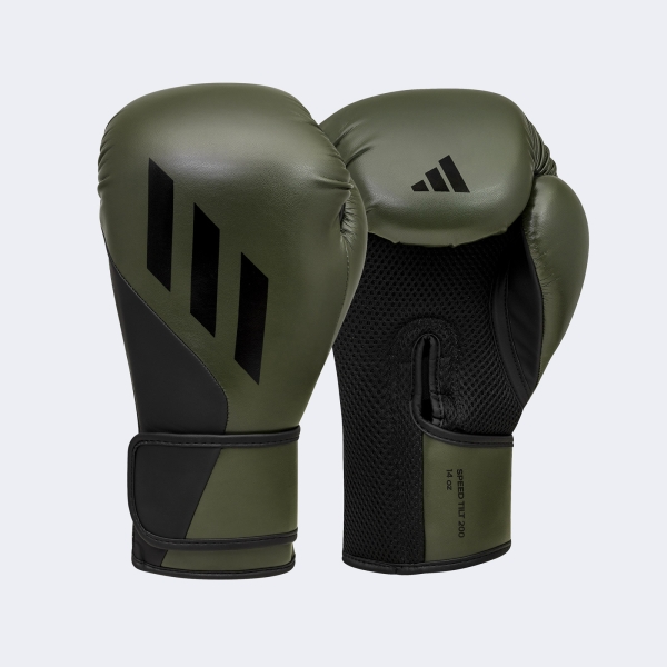 Guante Box Speed Tilt 200 - Spd200tg Verde Oliva-negro 14 Oz