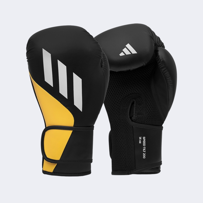Guante Box Speed Tilt 200 - Spd200tg Negro-amarillo 12 Oz