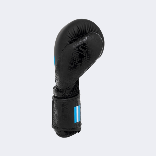 Guante Box Combat 50 - C50tg_smu Negro-celeste 14 Oz