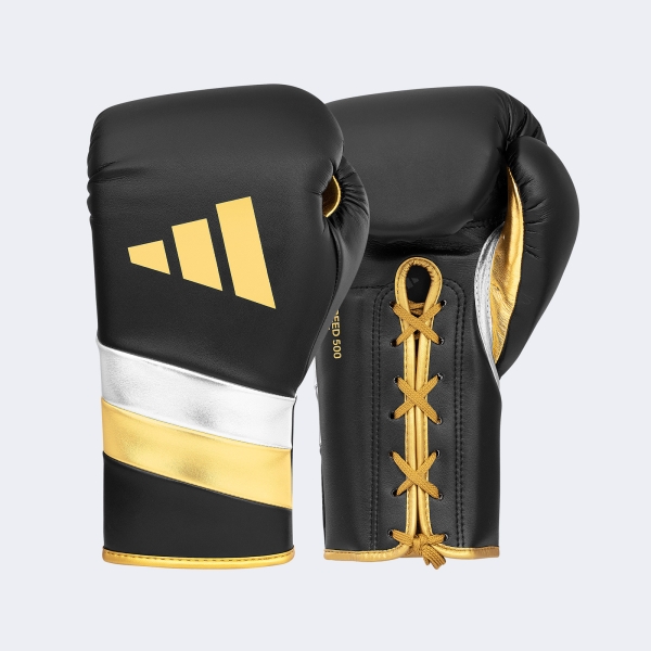 Guante Box Speed 500 - Adisbg500-23 Negro 14 Oz