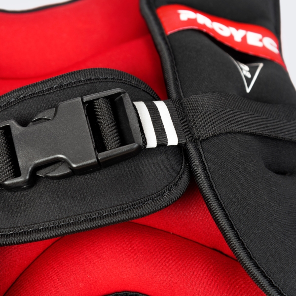 Chaleco Gimnasia Con Carga 5 K Negro-rojo