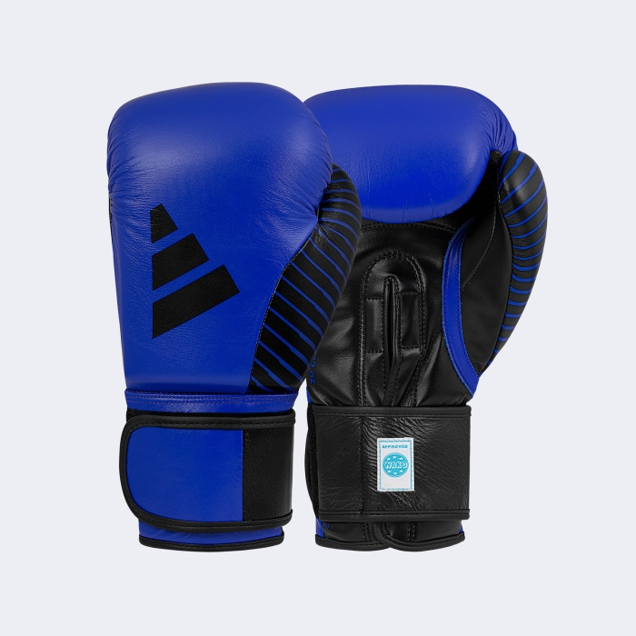 Guante Kick Boxing Wako - Adikbwkf200 Azul 10 Oz