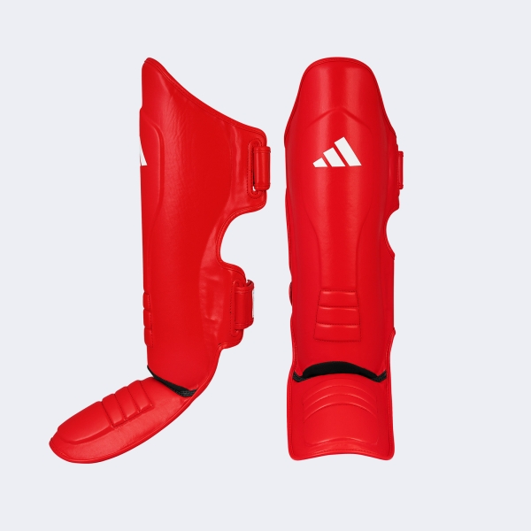 Protector Tibial - Empeine Kick Boxing Wako - Adiwakogss11 Rojo L