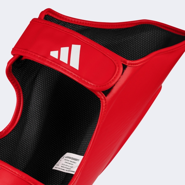 Protector Tibial - Empeine Kick Boxing Wako - Adiwakogss11 Rojo L