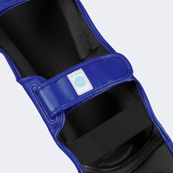 Protector Tibial - Empeine Kick Boxing Wako - Adiwakogss11 Azul M