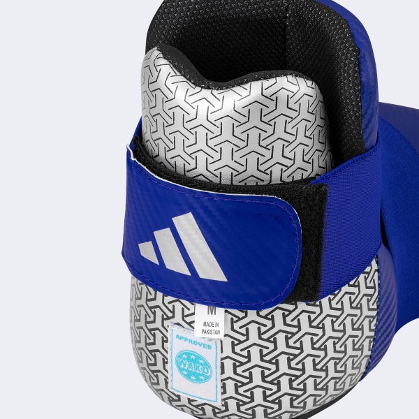 Protector De Pie Bota Kick Boxing Wako - Wakob300 Azul L