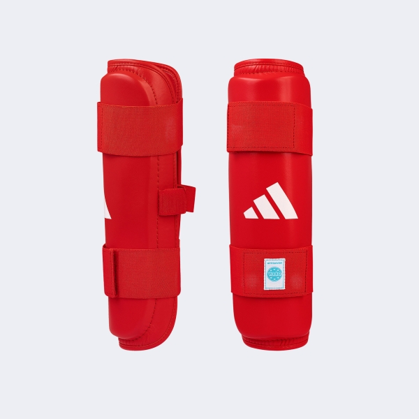 Protector Tibial Kick Boxing Wako - Adiwakosg01 Rojo L