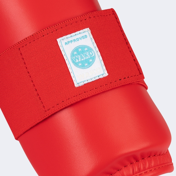 Protector Tibial Kick Boxing Wako - Adiwakosg01 Rojo L