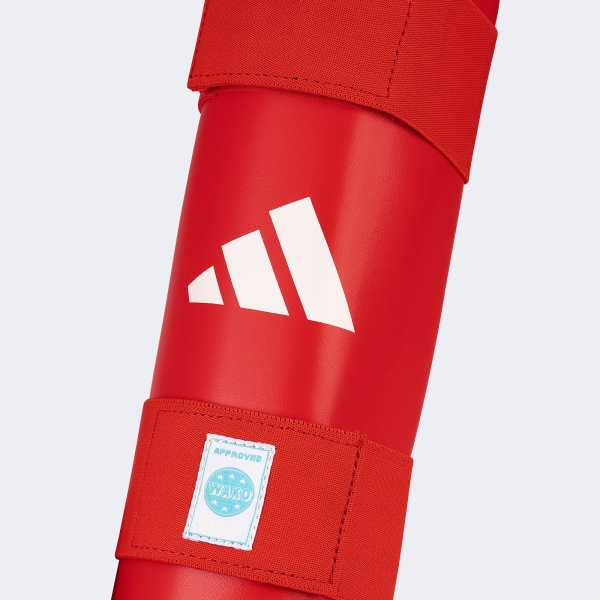 Protector Tibial Kick Boxing Wako - Adiwakosg01 Rojo L
