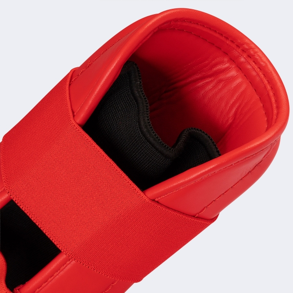 Protector Tibial Kick Boxing Wako - Adiwakosg01 Rojo L
