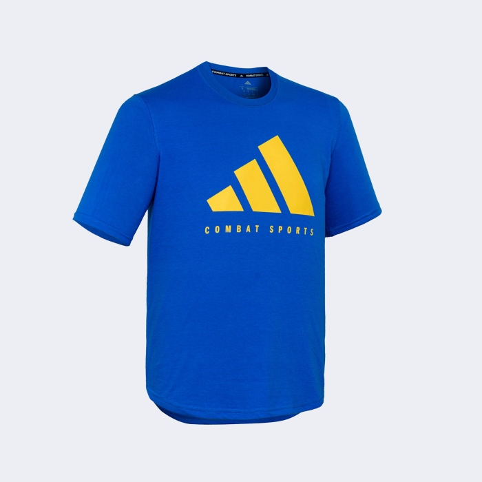 Remera Community Combat Sports - Clts25smuc Azul-amarillo L