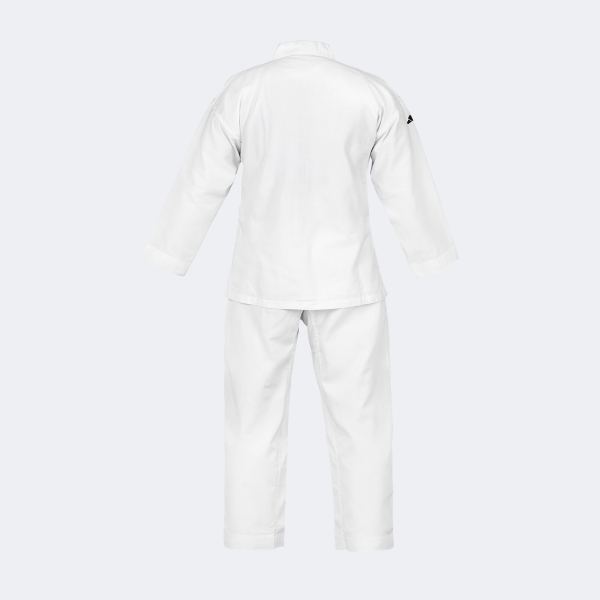 Uniforme Dobok Taekwondo Itf Rookie Sin Logos - Adititf01p-smu Blanco 140