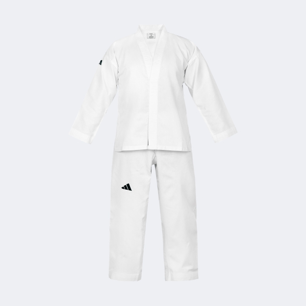 Uniforme Dobok Taekwondo Itf Rookie Sin Logos - Adititf01p-smu Blanco 150