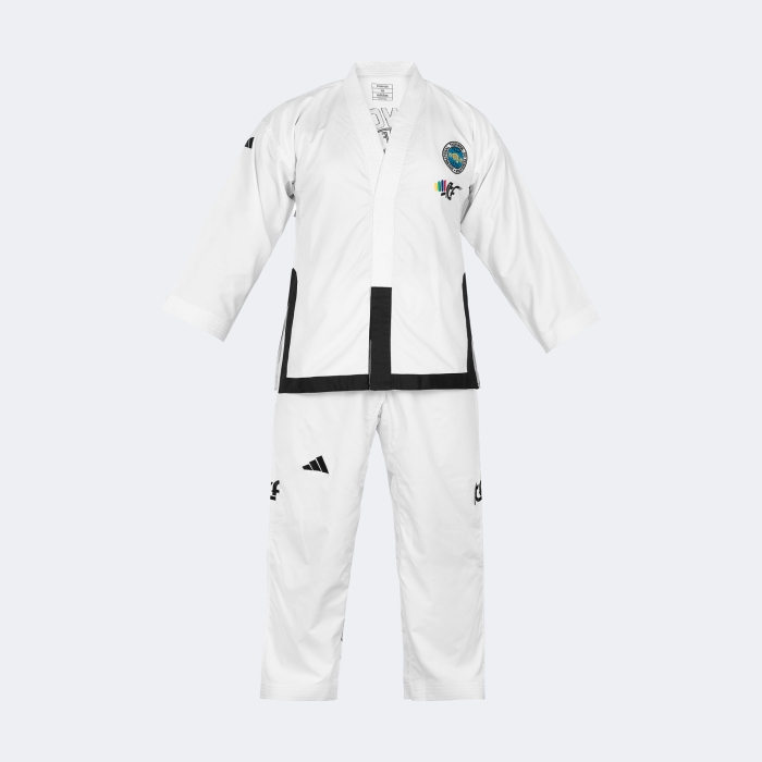 Uniforme Dobok Taekwondo Itf Champion Con Logos - Adititf04p Blanco 170