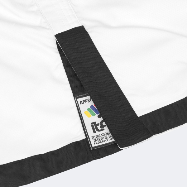 Uniforme Dobok Taekwondo Itf Champion Con Logos - Adititf04p Blanco 180
