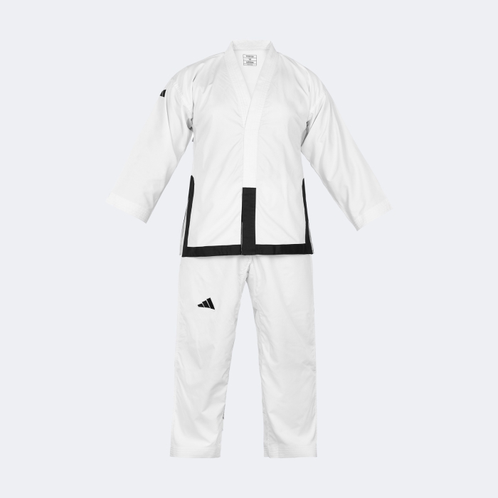 Uniforme Dobok Taekwondo Itf Champion Sin Logos - Adititf04p-smu Blanco 160