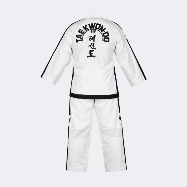 Uniforme Dobok Taekwondo Itf Instructor Con Logos - Adititf05p Blanco 190