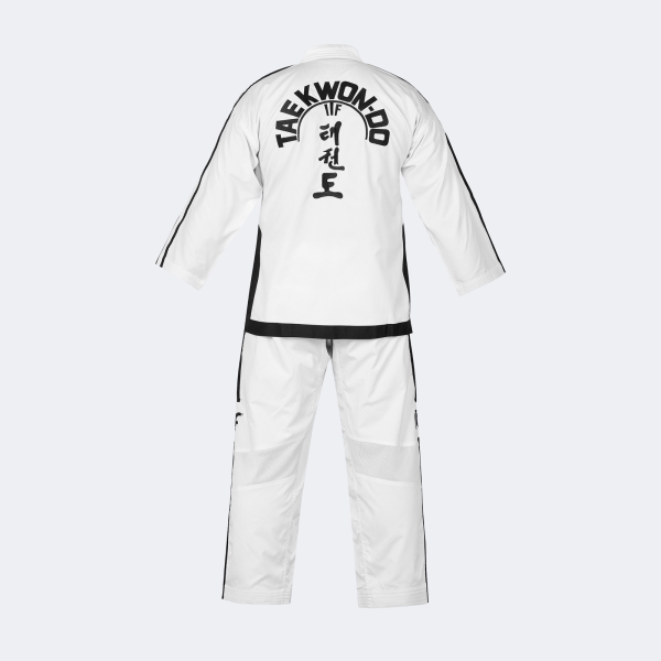 Uniforme Dobok Taekwondo Itf Master Con Logos - Adititf06p Blanco 160