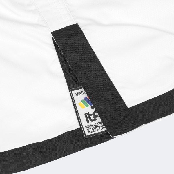 Uniforme Dobok Taekwondo Itf Master Con Logos - Adititf06p Blanco 160