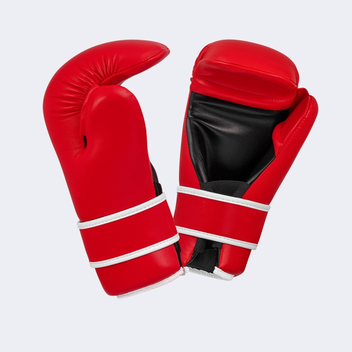 Guante Semi Contact Taekwondo Itf 100 - Adikbpf100 Rojo M 2