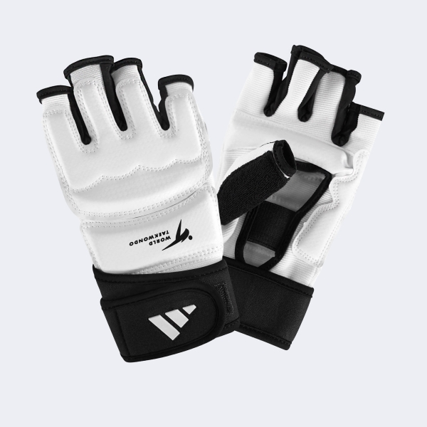 Guante Taekwondo Wtf - Aditfg01 Blanco-negro S