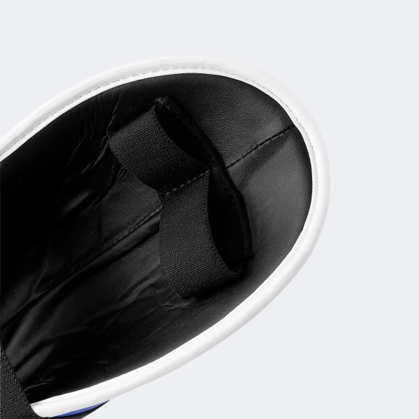 Protector De Pie Bota Taekwondo Itf 100 - Adikbb100 Azul Xl