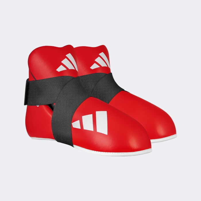 Protector De Pie Bota Taekwondo Itf 100 - Adikbb100 Rojo Xl