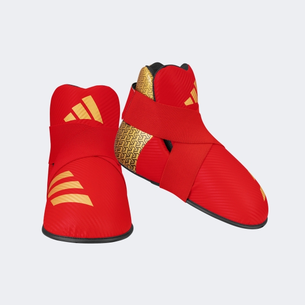 Protector De Pie Bota Taekwondo Itf 300 - Adikbb300 Rojo M