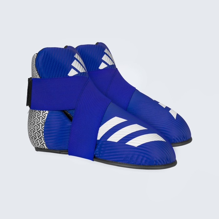 Protector De Pie Bota Taekwondo Itf 300 - Adikbb300 Azul S