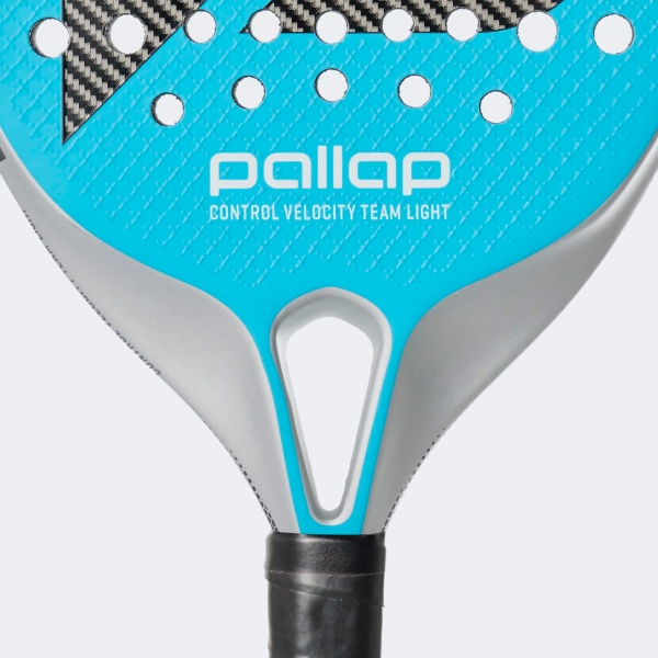 Paleta Padel Control Velocity Team Light 01   Pr3t24l Plateado-azul