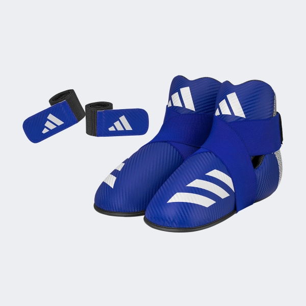 Protector De Pie Bota Taekwondo Itf 300 - Adikbb300 Azul Xl