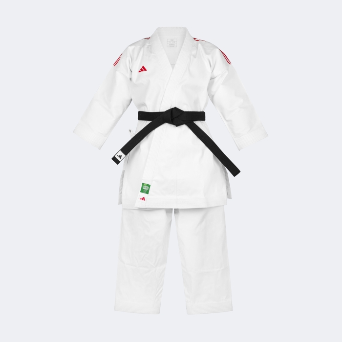 Uniforme Karategi Karate Kata Shori 999 - K999st Blanco-rojo 165