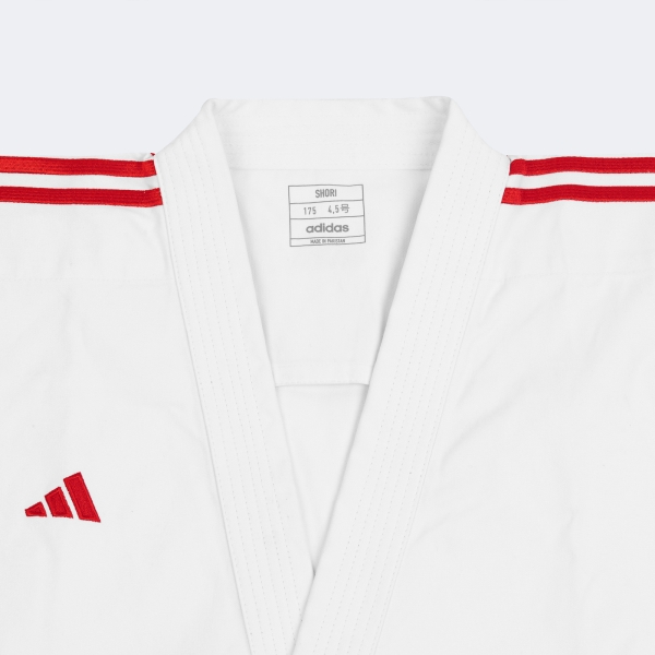 Uniforme Karategi Karate Kata Shori 999 - K999st Blanco-rojo 170