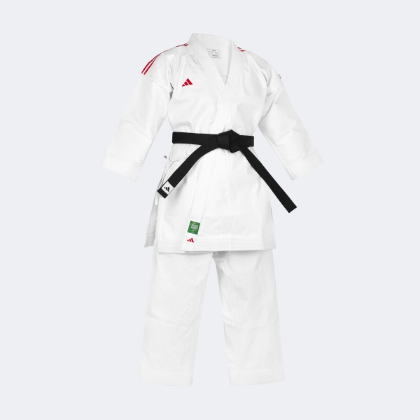 Uniforme Karategi Karate Kata Shori 999 - K999st Blanco-rojo 175