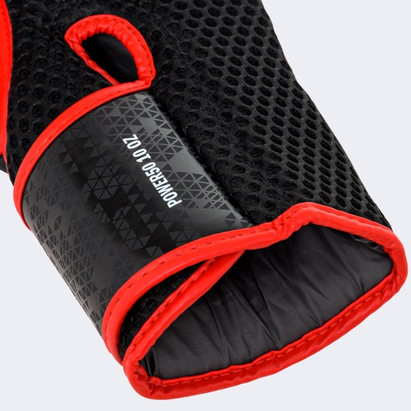 Set Boxeo Combat: Guante Venda Bucal - Bpkit08smu Rojo-blanco 14 Oz