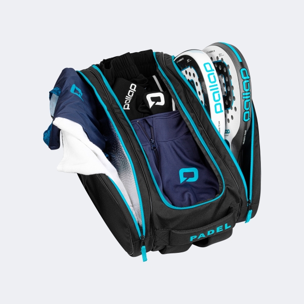 Bolso Padel Pallap Mid Racket Bag   Pbt002 Negro-azul