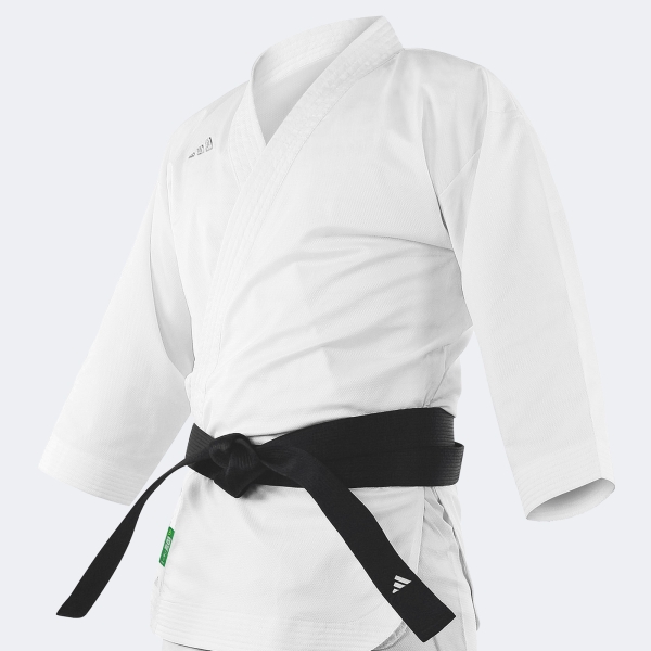 Uniforme Karategi Karate Kumite Adizero 2 0 - K0_2_0 Blanco-plateado 175