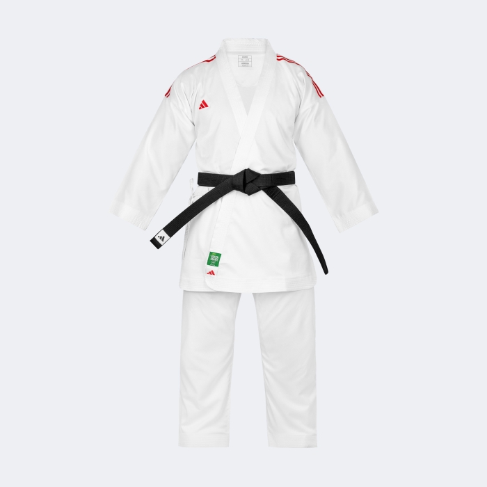 Uniforme Karategi Karate Kumite Adizero 2 0 - K0st_2_0 Blanco-rojo 165