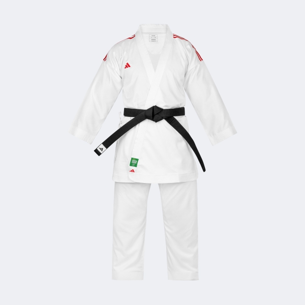 Uniforme Karategi Karate Kumite Adizero 2 0 - K0st_2_0 Blanco-rojo 175