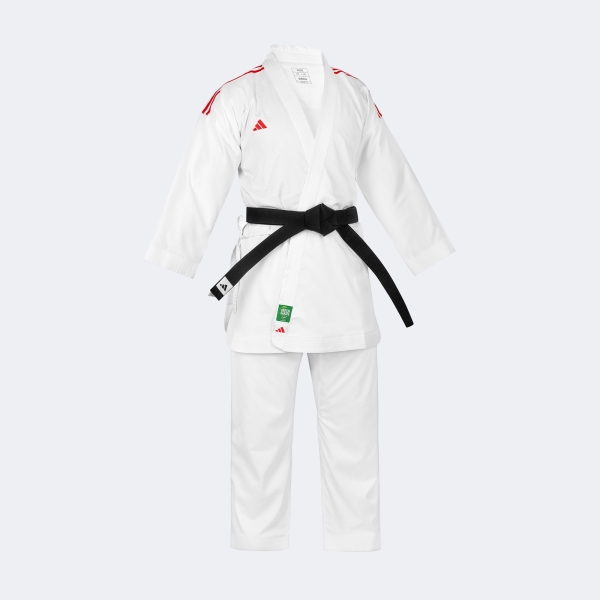 Uniforme Karategi Karate Kumite Adizero 2 0 - K0st_2_0 Blanco-rojo 175