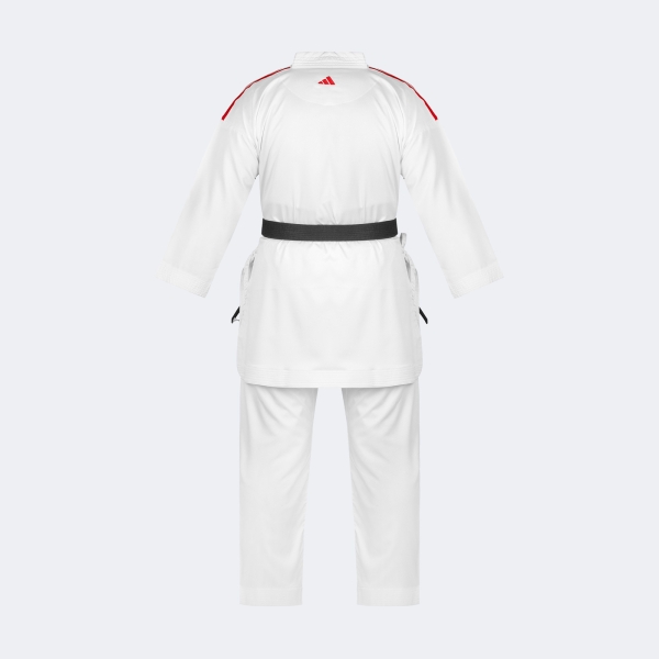 Uniforme Karategi Karate Kumite Adizero 2 0 - K0st_2_0 Blanco-rojo 175