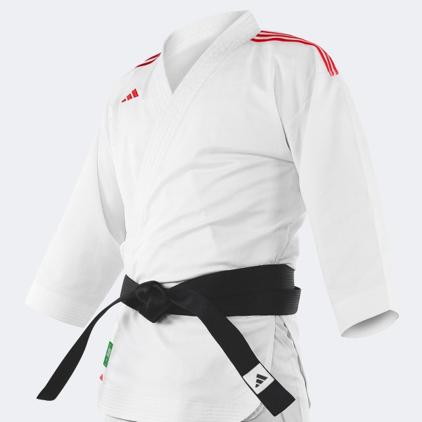 Uniforme Karategi Karate Kumite Adizero 2 0 - K0st_2_0 Blanco-rojo 175