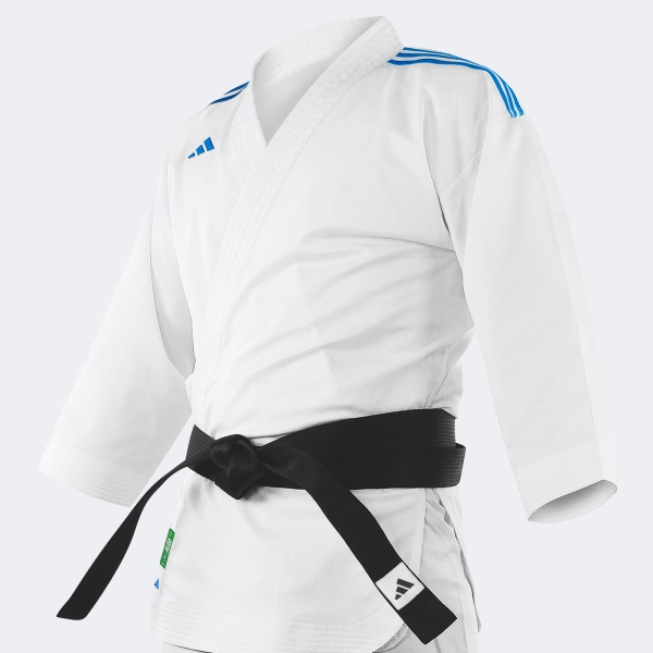 Uniforme Karategi Karate Kumite Adizero 2 0 - K0st_2_0 Blanco-azul 185