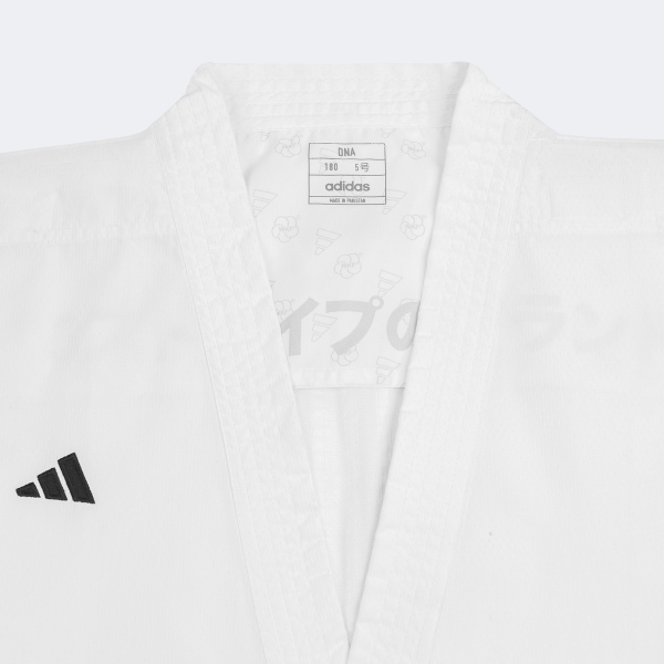 Uniforme Karategi Karate Fighter Dna 220 - K220dnawkf Blanco-negro 160