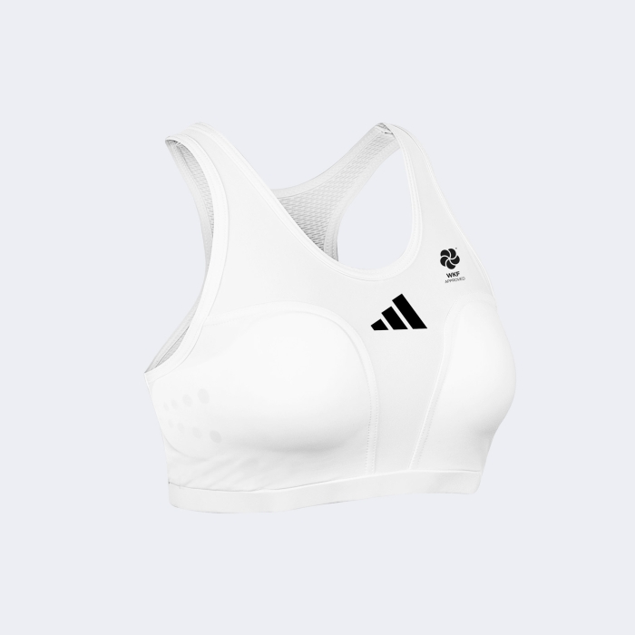 Protector Femenino Pectoral Wkf- Adibp12 Blanco S 2
